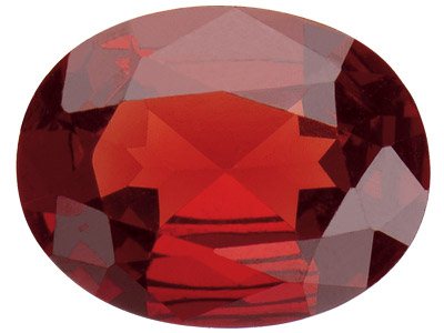 Ovaler Granat, 8 X 6 MM