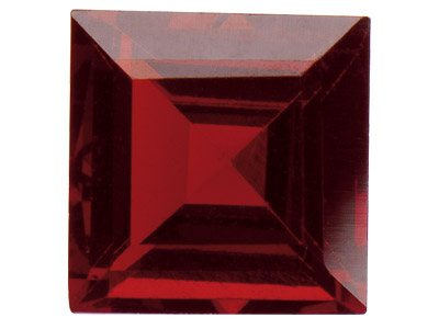 Quadratischer Granat, 4 MM