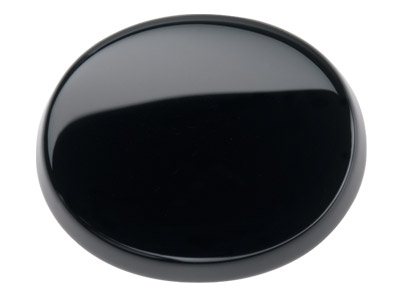 Onyx, Flaches Oval, 10x8mm