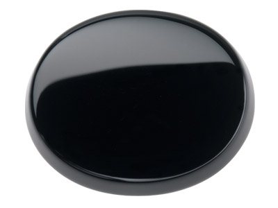 Flacher Onyx, Ovaler Cabochon 10 X 8 MM
