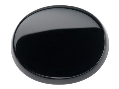 Onyx, Flaches Oval, 16x12mm