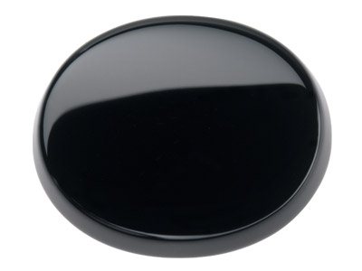 Flacher Onyx, Ovaler Cabochon 16 X 12 MM