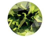 Peridot,-Rund,-3,5 mm