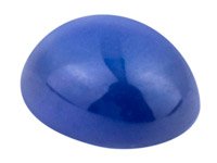 Saphir,-Runder-Cabochon,-4 mm