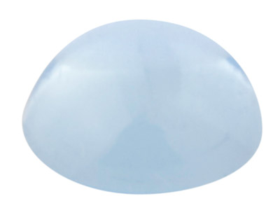 Sky Blue Topas, Runder Cabochon, 4mm, Behandelt