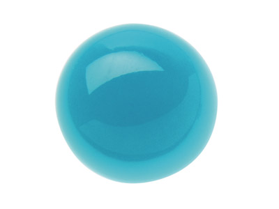 Türkis, Runder Cabochon 2 Mm, Stabilisiert
