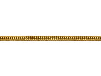 Schlangenkette 1,1 Mm, 45 Cm, Vergoldet* - Standard Bild - 2