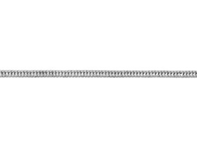 1,1 MM Schlangenkette, 40 Cm, Silber* - Standard Bild - 2
