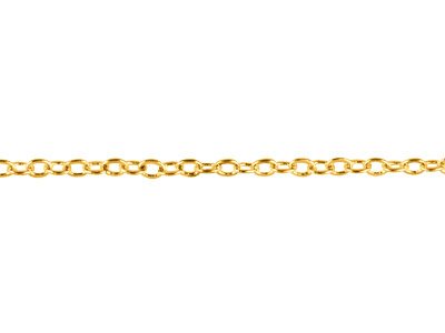 Goldfarbene For\at-gliederkette, 1,6 Mm, 40 Cm*. - Standard Bild - 2