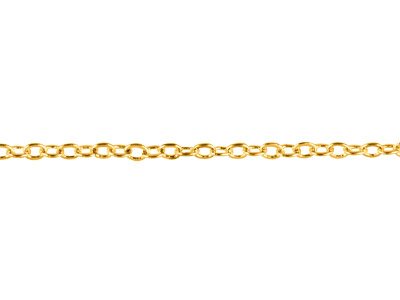 Goldbeschichtete Ankerkette, 1,6 mm, 40 cm - Standard Bild - 2