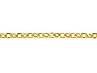 Goldbeschichtete Ankerkette, 2,3 mm, 40 cm - Standard Bild - 2