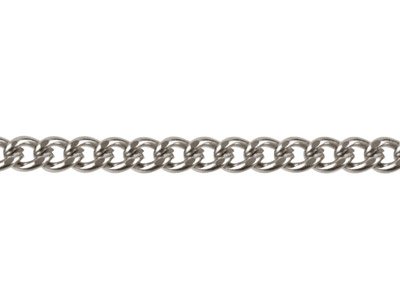 Gourmette-kette 3 Mm, 60 Cm, Edelstahl - Standard Bild - 2