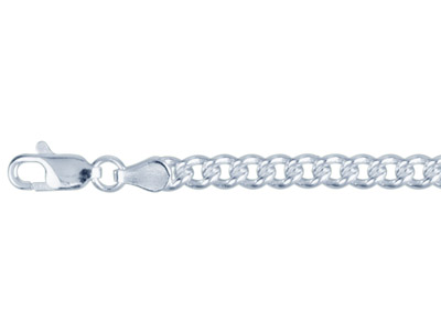 Panzerketten-armband, 4,2 Mm, 19 Cm, 925 Silber