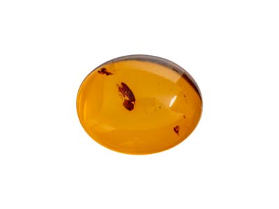 Natürlicher Bernstein, Ovaler Cabochon, 10 X 8 MM - Standard Bild - 1