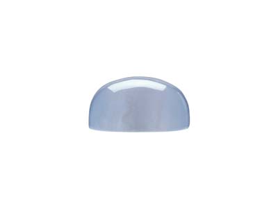 Achat, Runder Cabochon, 8 Mm, Blau Gebändert - Standard Bild - 2