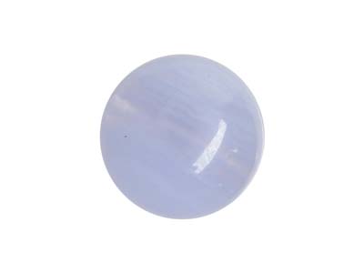 Achat, Runder Cabochon, 10 Mm, Blau Gebändert