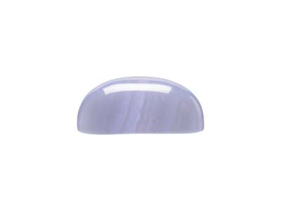 Achat, Runder Cabochon, 10 Mm, Blau Gebändert - Standard Bild - 2