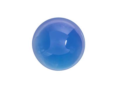 Achat, Runder Cabochon, 10 Mm, Blau - Standard Bild - 1