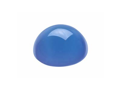Achat, Runder Cabochon, 10 Mm, Blau - Standard Bild - 3