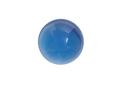 Achat, Runder Cabochon, 8 Mm, Blau - Standard Bild - 1