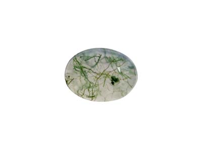 Moosachat, Ovaler Cabochon, 8 X 6 MM - Standard Bild - 1