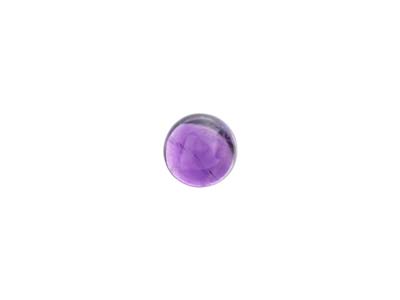 Amethyst, Runder Cabochon, 5 mm - Standard Bild - 1