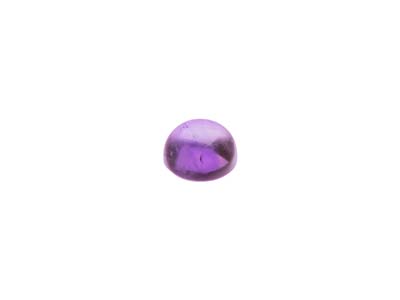 Amethyst, Runder Cabochon, 5 mm - Standard Bild - 3