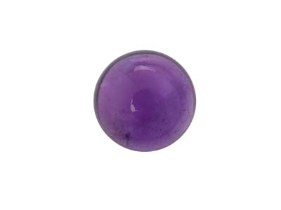 Amethyst, Runder Cabochon, 8 mm - Standard Bild - 1