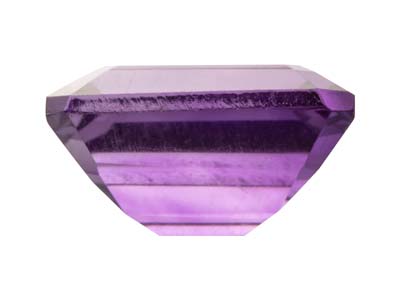 Amethyst Im Smaragdschliff, 8 X 6 MM - Standard Bild - 2
