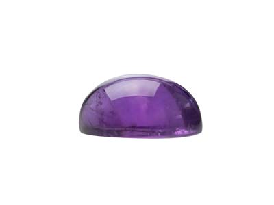 Amethyst, Ovaler Cabochon, 10 X 8 mm - Standard Bild - 2