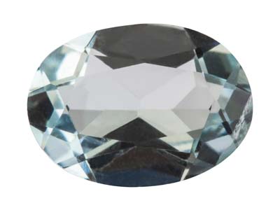 Ovaler Aquamarin, 7 X 5 MM