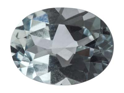 Ovaler Aquamarin, 8 X 6 MM