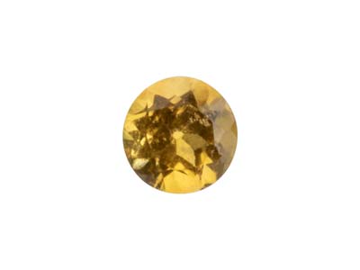 Runder Citrin, 2 MM