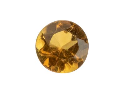 Runder Citrin, 2,5 MM
