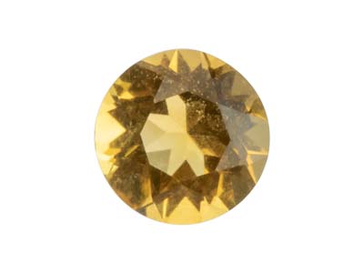 Runder Citrin, 3 MM