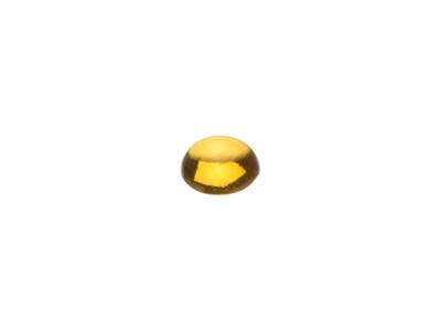 Citrin, Runder Cabochon, 4 mm - Standard Bild - 3