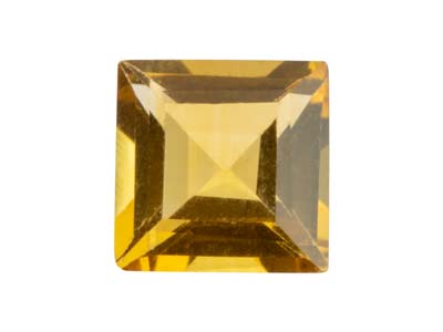 Quadratischer Citrin, 5 MM