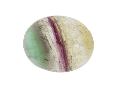 Fluorit, Ovaler Cabochon, 10x8mm