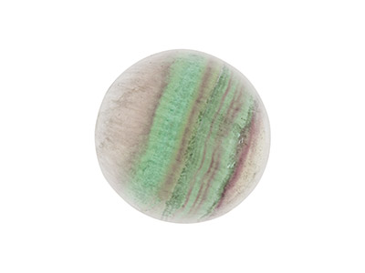 Fluorit, Runder Cabochon, 10mm