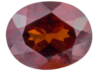 Ovaler Granat, 10 X 8 MM