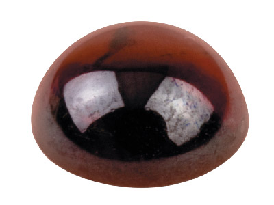 Granat, Runder Cabochon, 4 mm - Standard Bild - 1