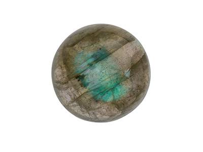 Labradorit, Runder Cabochon 10 MM