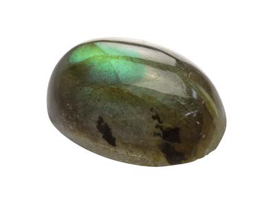 Labradorit, Ovaler Cabochon, 12 X 10 mm - Standard Bild - 3