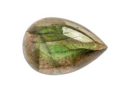 Labradorit, Birnenförmiger Cabochon, 12 X 8mm
