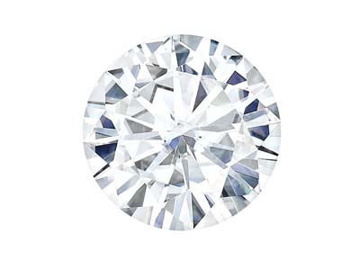 Charles  Colvard Moissanite, Forever One, Round Modified Brilliant, 1.7mm, Colour D - I