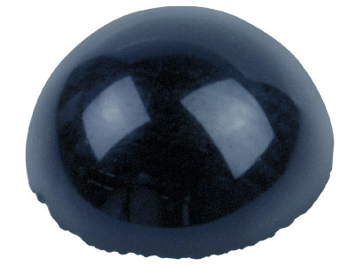 Onyx, Runder Cabochon, 6mm