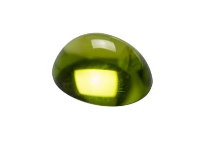 Peridot, Ovaler Cabochon, 8 X 6 mm - Standard Bild - 3
