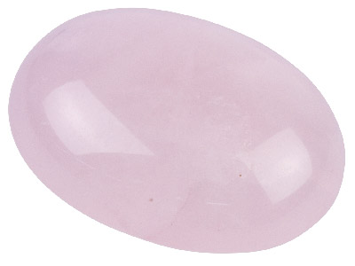 Rosenquarz, Ovaler Cabochon 20 X 15mm