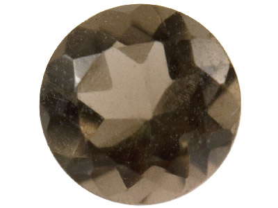 Rauchquarz Rund, 3 MM
