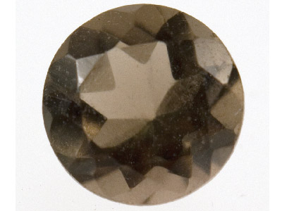 Rauchquarz Rund, 5 MM